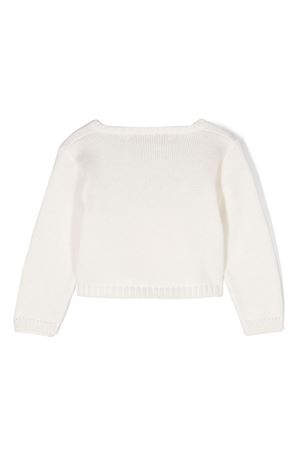 Cardigan doppiopetto bianco crema LA STUPENDERIA KIDS | SCSC71102.